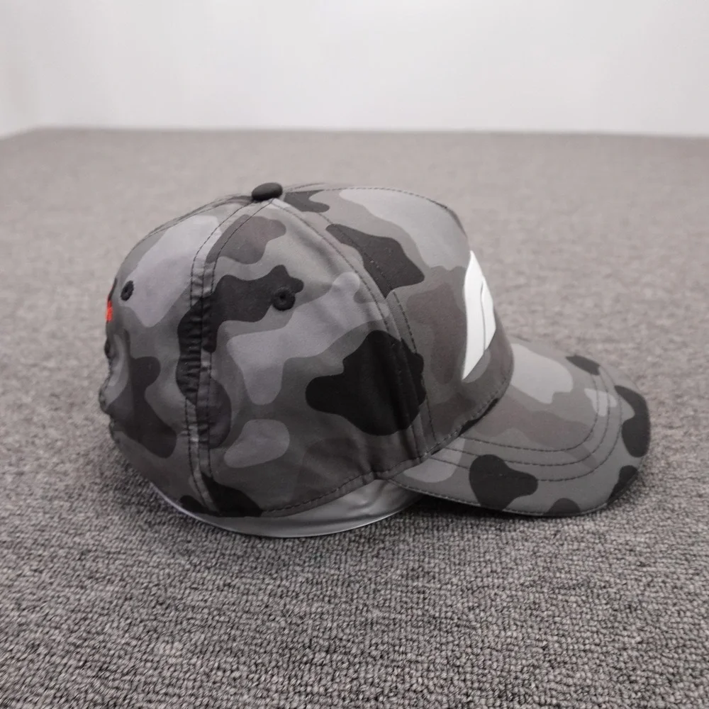 Formula 1 Hat Cap Strap Back Mens One Size Gray Camo F1 Logo Racing Stichd